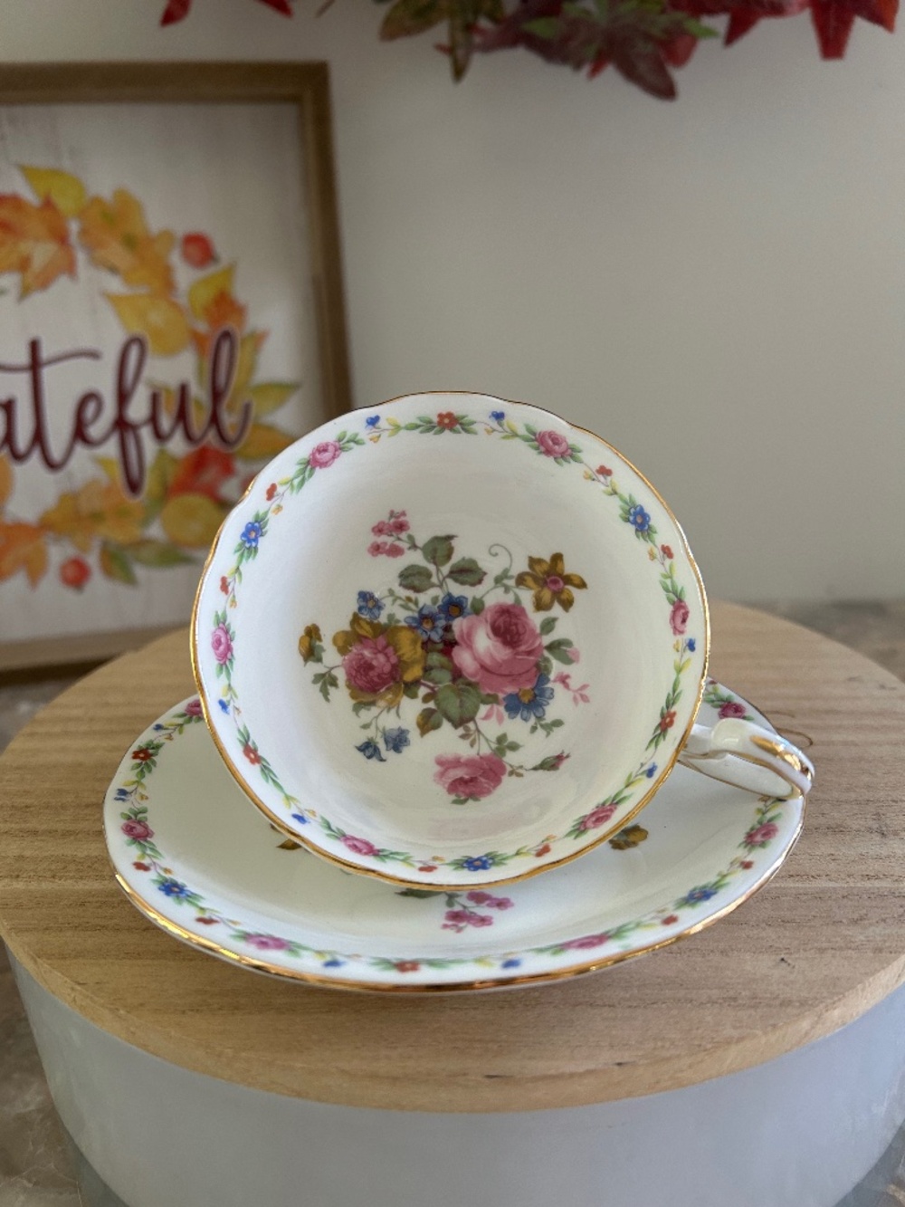 Vintage Ansley Cup & Saucer